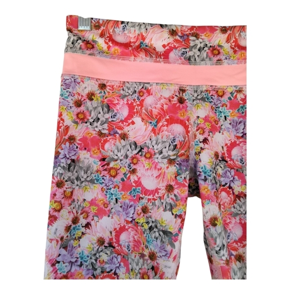 Lululemon Inspire Crop II All Luxtreme Flowabunga Bleached Coral Floral Size 4 - Picture 6 of 11